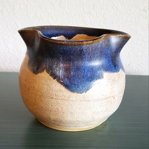 Wheelthrown Lantern Hill Pottery Salt Glaze Stoneware Pitcher Planter Flower Pot